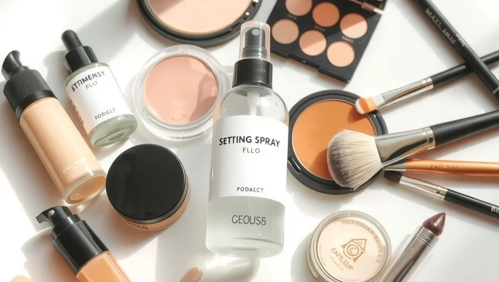 Idun Minerals Setting Spray håller smink på plats